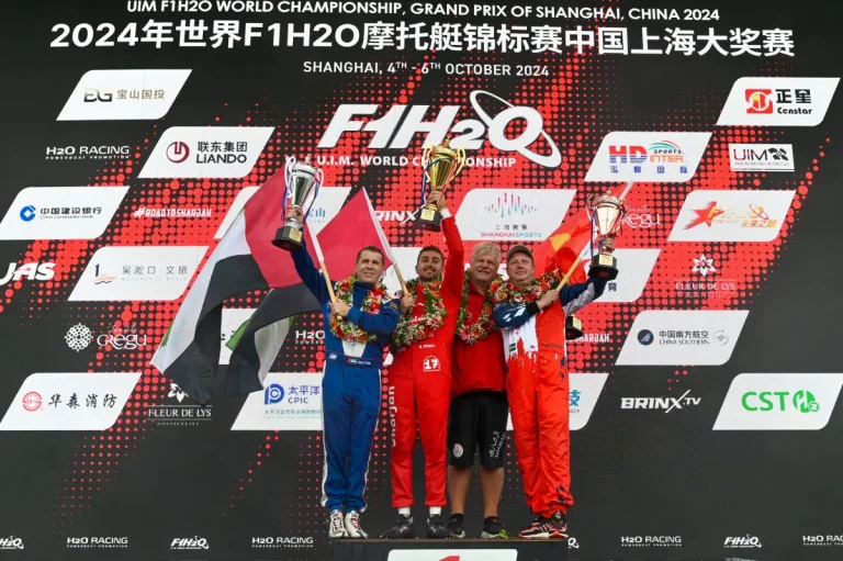 Sharjah Team's Wyatt storms to victory in weather-shortened race in Shanghai