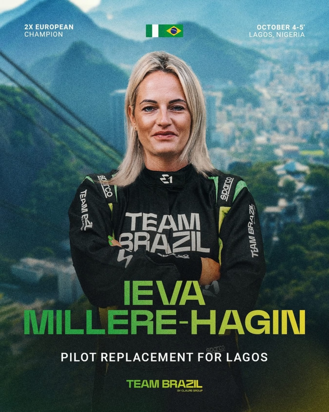 Ieva Millere E1 racing in RaceBird