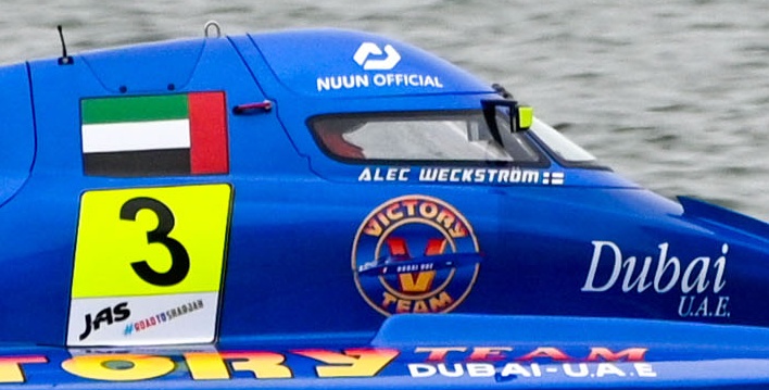 Alec Weckström claimed his maiden sprint race victory