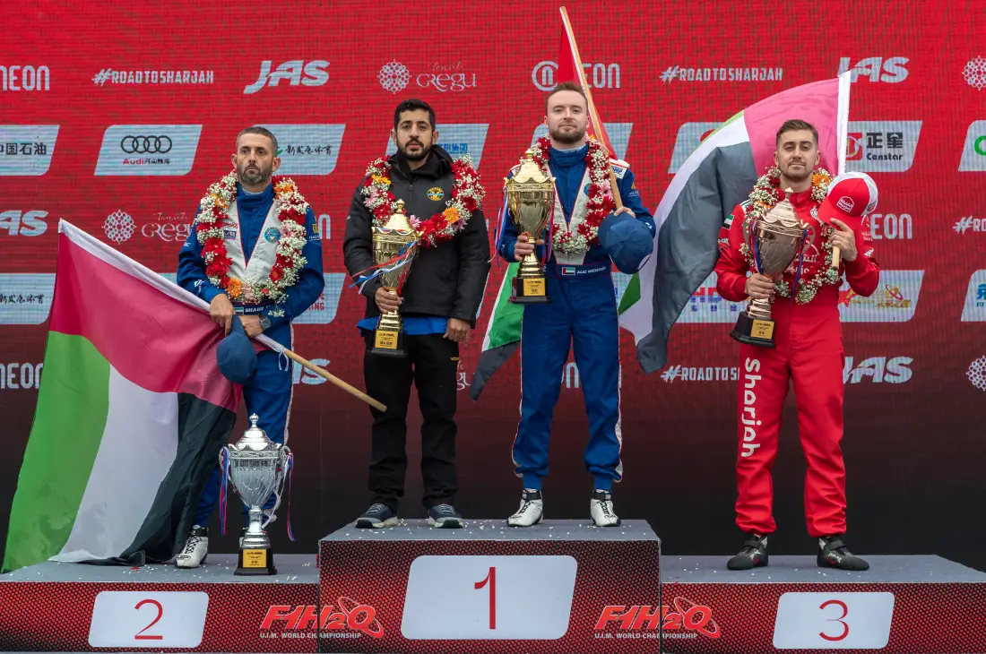 F1H2O Grand Prix Of Zhengzhou Podium