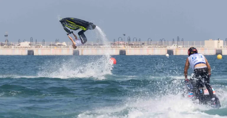 Roberto Mariani in Freestyle action in Doha
