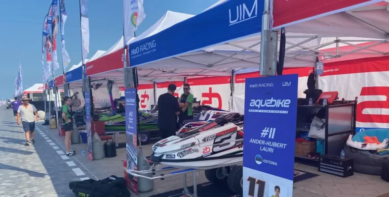 The dry pits are ready for the weekend's action in Qatar