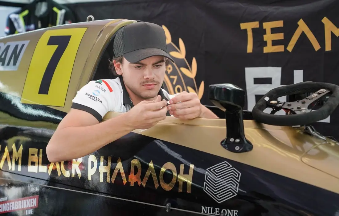 William Martinsen will supporting the Black Pharaoh team as coach and mechanic