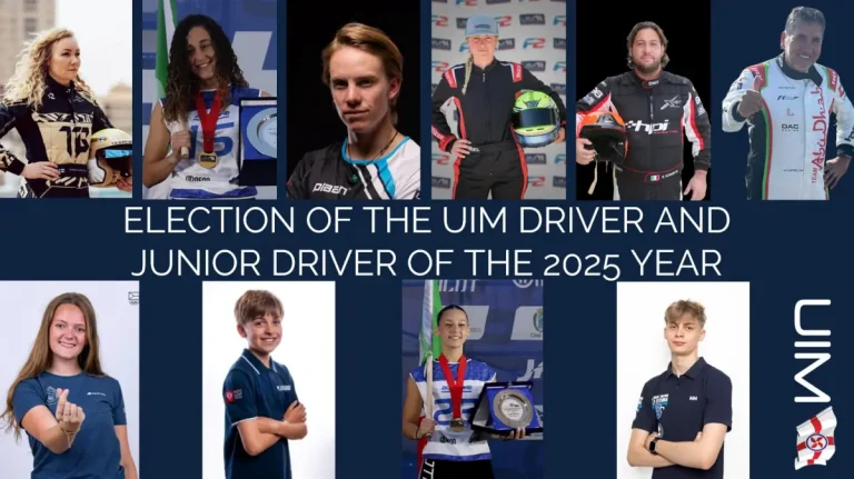 UIM Opens Voting for 2025 Driver and Junior Driver of the Year