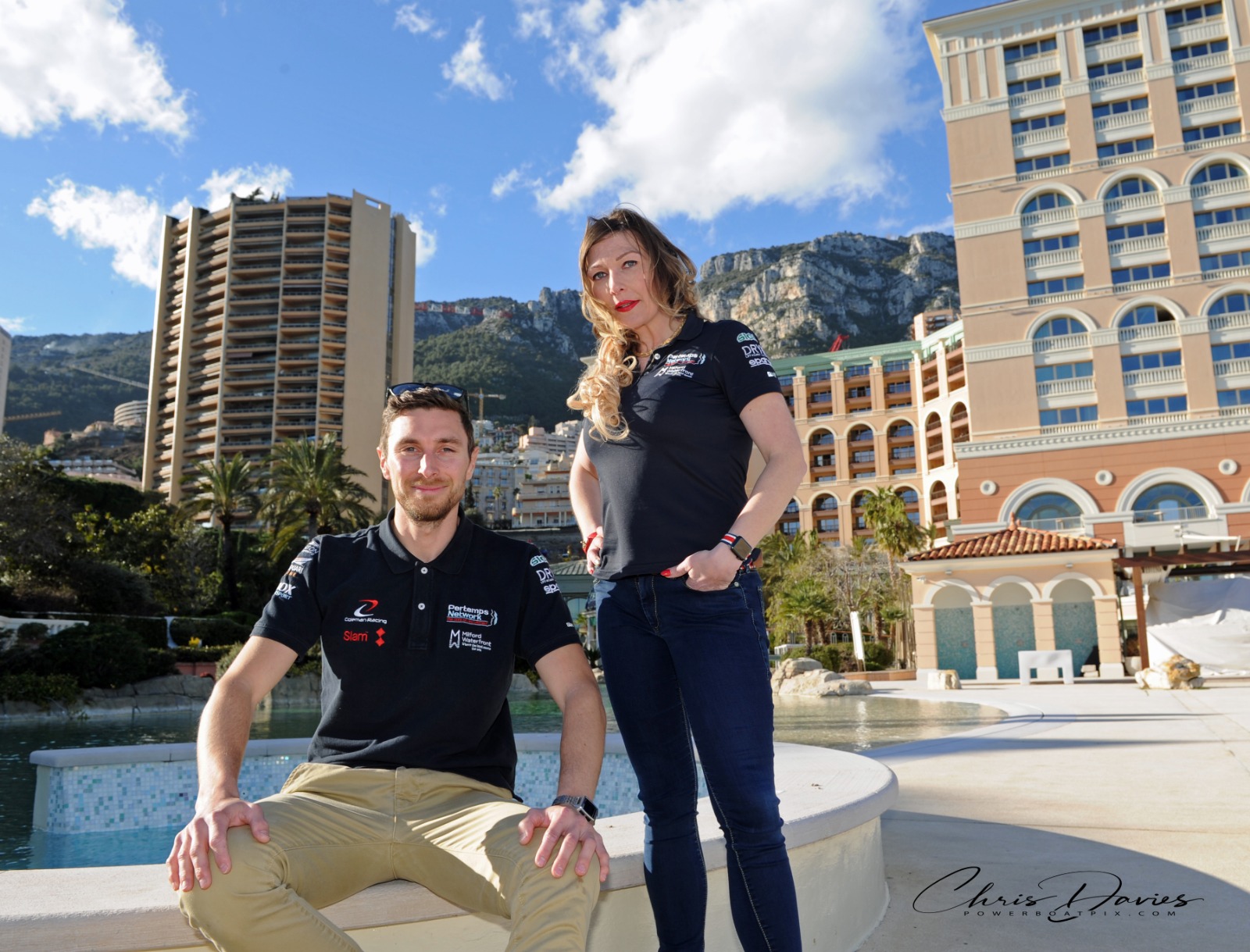 Chris Davies photographed Sam Coleman with sister Daisy at the 2018 UIM Awards Giving Gala in Monaco, where the pair received their accolade as 2017 P1 SuperStock UK champions