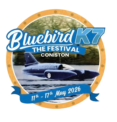"Bluebird K7 - The Festival" is an event planned for May 10–17, 2026, in Coniston, UK, marking the 70th anniversary of Donald Campbell's first Water Speed Record on Coniston Water with the return of the record-breaking jet hydroplane Bluebird K7 to the water. 