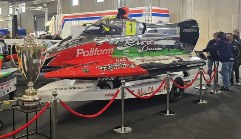 Cappellini Record Raid Boat at Motor Bike Expo Verona