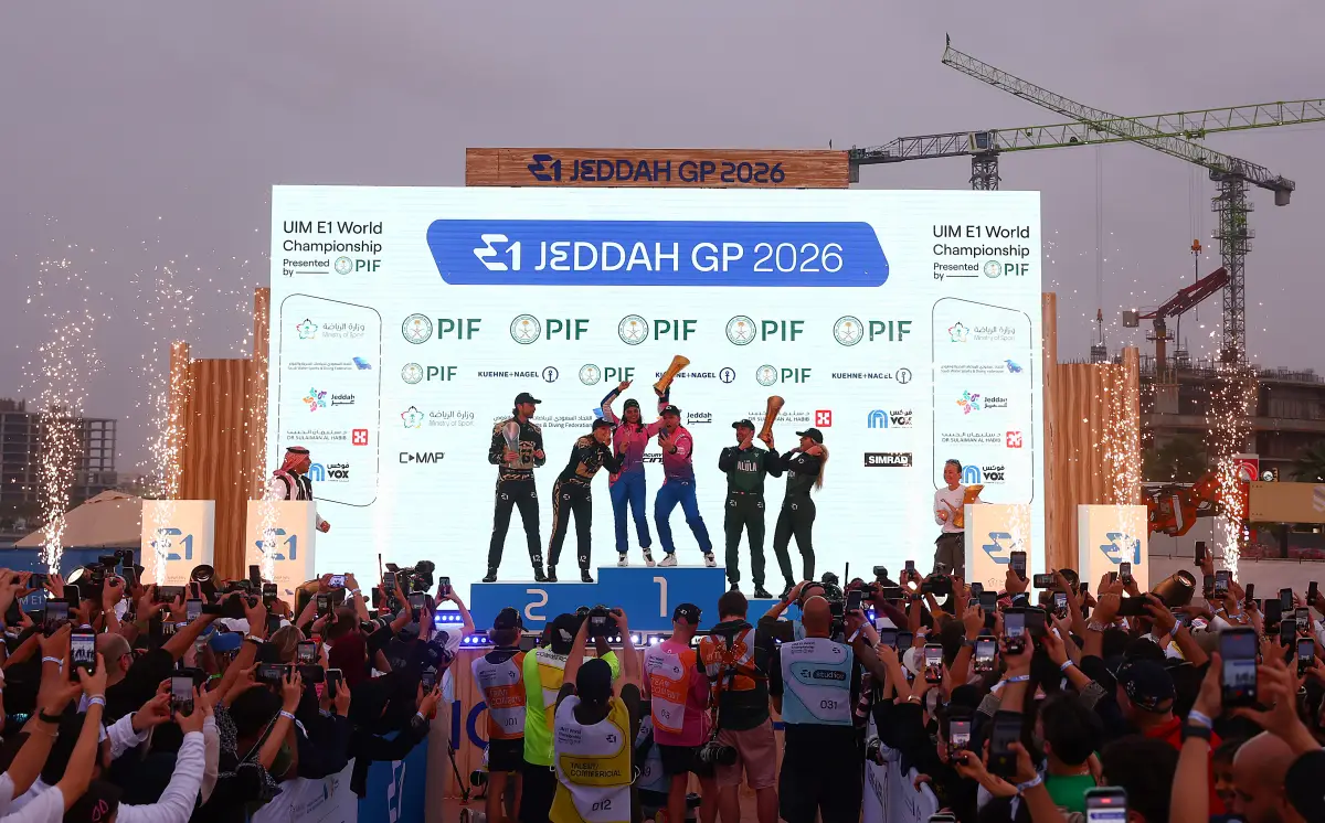 E1 Series Jeddah Season Opener Podium