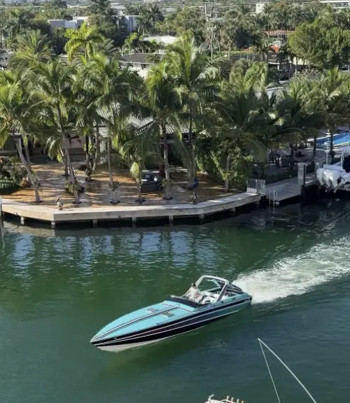 Gus Morales owns one of the Miami Vice Edition Scarabs