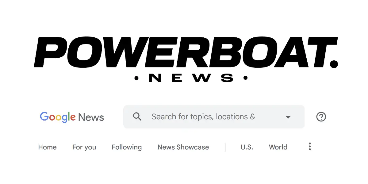 Powerboat News Recognised by Google News