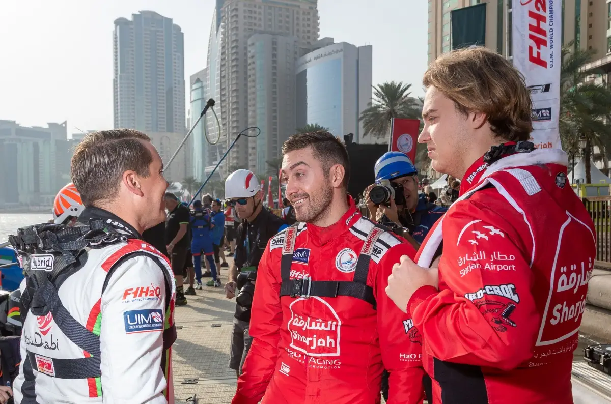 Rusty Wyatt's friend and fellow F1H2O racer Eric Stark