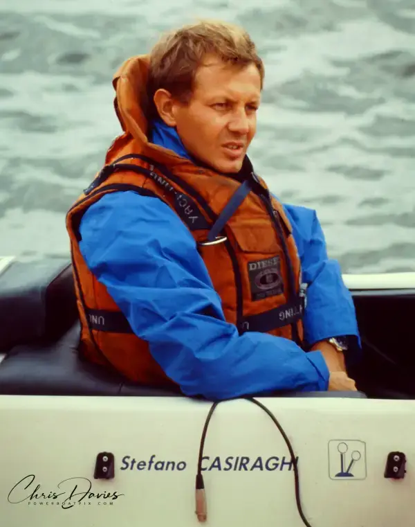 Stefano Casiraghi commissioned a Buzzi boat
