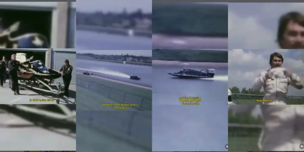 When Nigel Mansell raced a Formula One powerboat in 1982