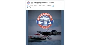 IHRA Seeks Rescue Divers Seven Weeks Before Season Opener