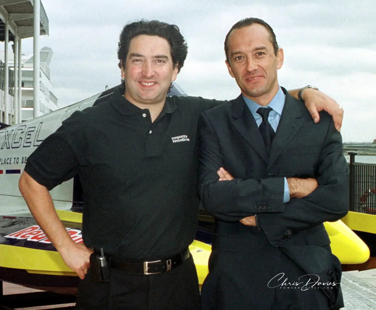 José Luis del Palacio in the F2 paddock