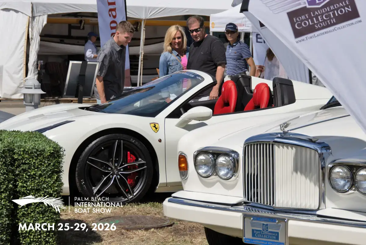 Crowds at the Palm Beach International Boat Show