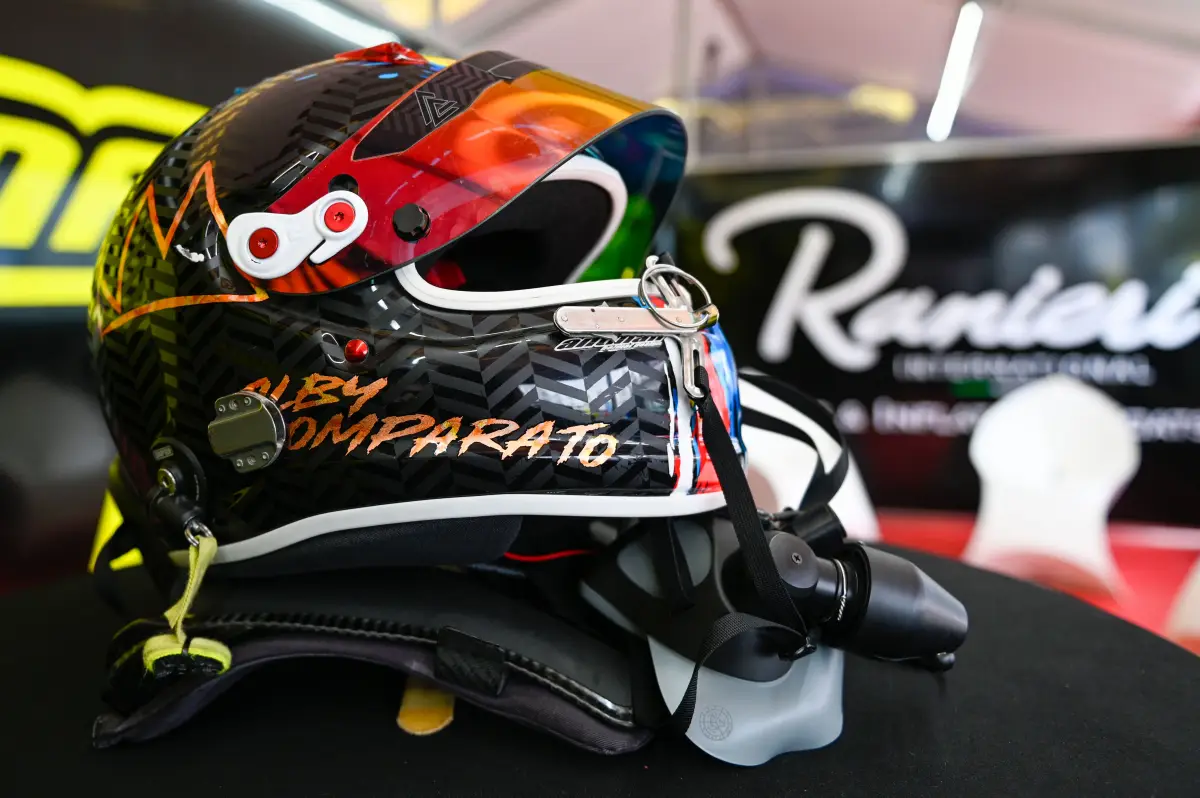 Alby Comparato race helmet F1H2O 2026
