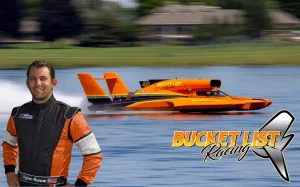 Dylan Runne, driver of the U-40 Bucket List Racing hydroplane in the 2026 H1 Unlimited season