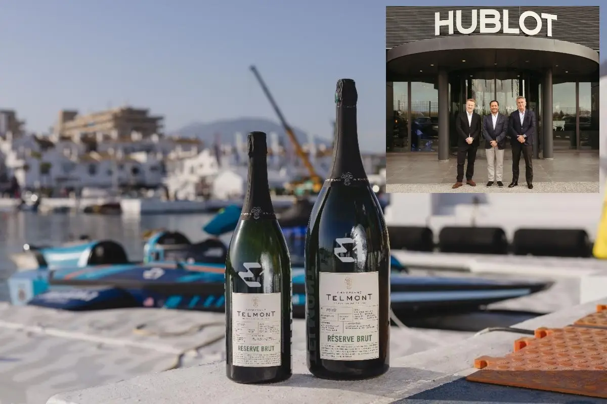 Hublot and E1 Series partnership announcement - Jamie Copas, Julien Tornare and Alejandro Agag