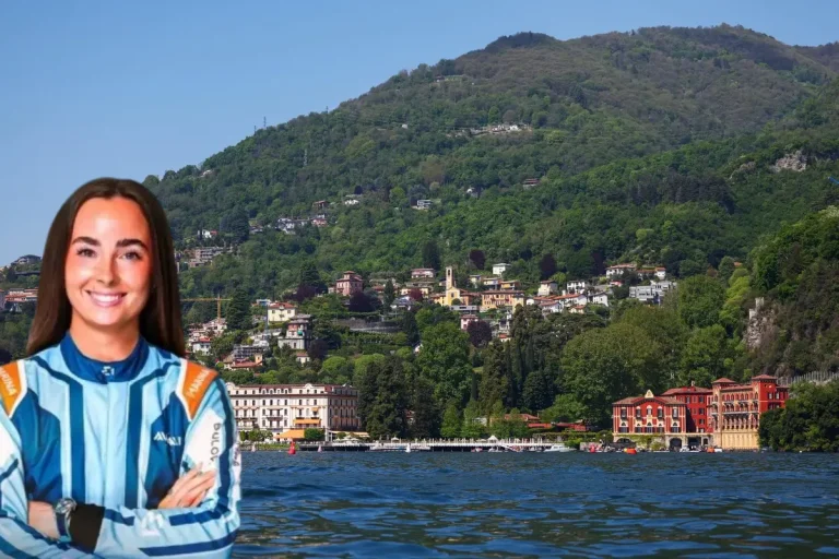 Rianna O'Meara-Hunt races for E1 Team Miami at Lake Como in the UIM E1 World Championship