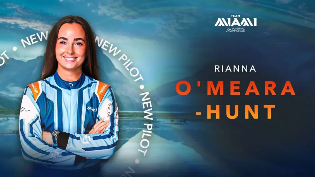 Rianna O'Meara-Hunt joins E1 Team Miami powered by MAGNUS for Round 2 in Lake Como