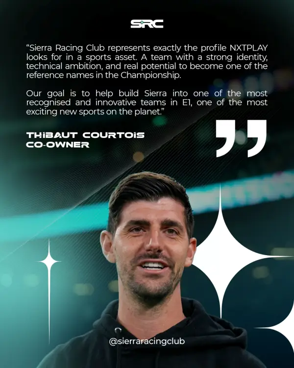 Thibaut Courtois - NXTPLAY Capital - Sierra Racing Club E1 Series