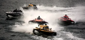 Team Brady RaceBird leads the field at the E1 Series Jeddah Grand Prix 2026