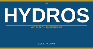 2026 UIM Hydros World Championship Standings
