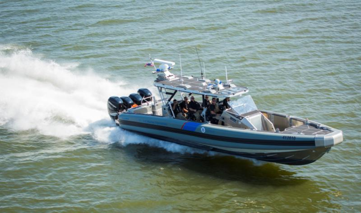 CBP Air and Marine Operations All-Weather Interceptor vessel