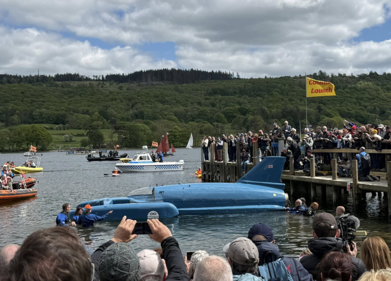 Bluebird K7 returns to Coniston Water, 11 May 2026