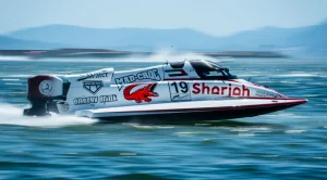 Grant Trask, boat 19, Sharjah Team, F1H2O Grand Prix of Italy 2026, Cagliari, Sardinia