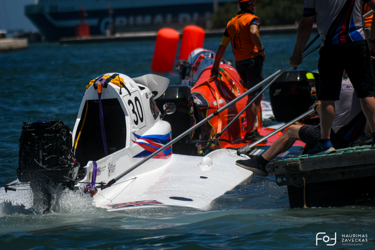 Sam Whittle (#30) at the 2025 UIM F2 World Championship Grand Prix of Italy I, Brindisi