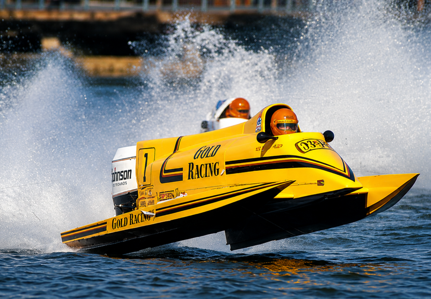 Cees van der Velden Gold Racing Formula One powerboat