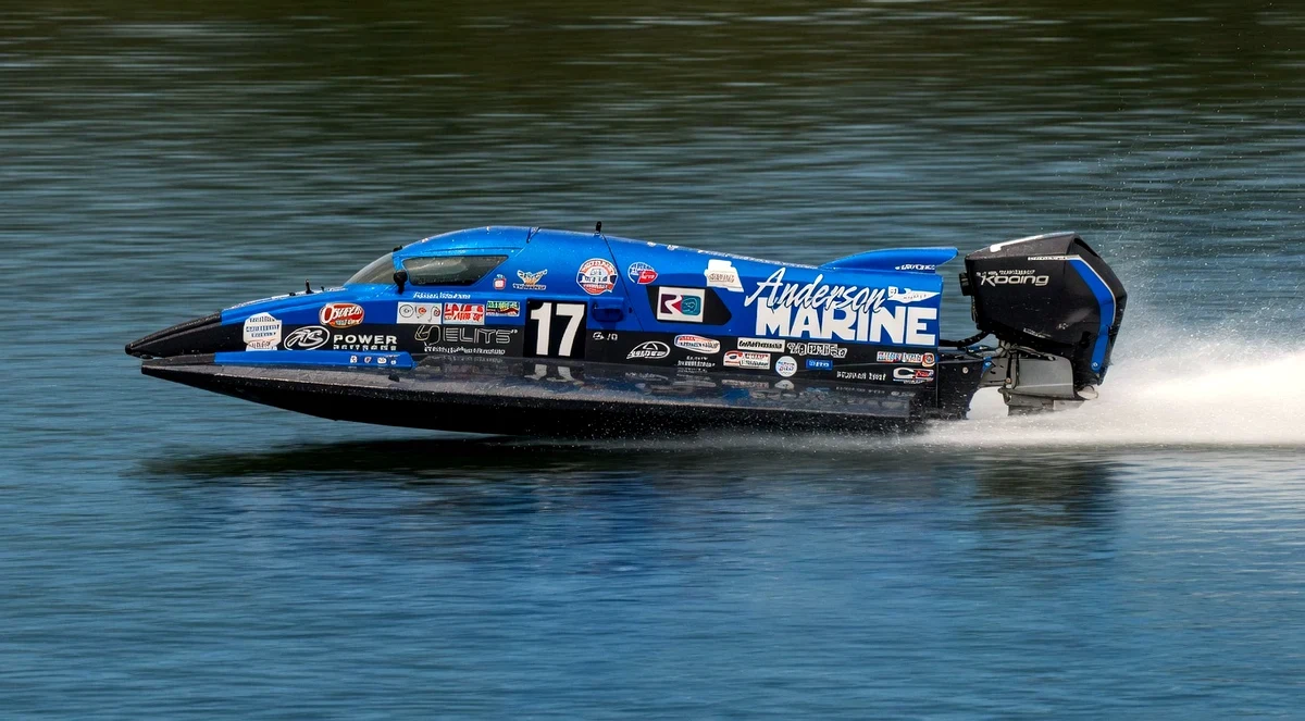 Dylan Anderson, #17 Anderson Marine, IHRA F1 Powerboat Series, 2026 Red River Rumble, Shreveport