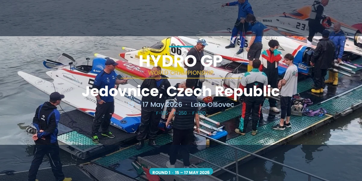 Hydro GP World Championship Round 1 – Jedovnice, Czech Republic, 15–17 May 2026