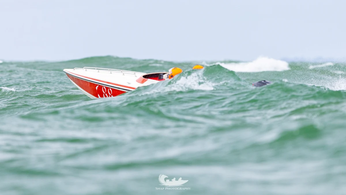 Kohaku C-88 at speed on the Solent at the MDL Marinas Shamrock Round the Island 2026