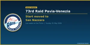 73rd Raid Pavia-Venezia 2026 - start moved to San Nazzaro