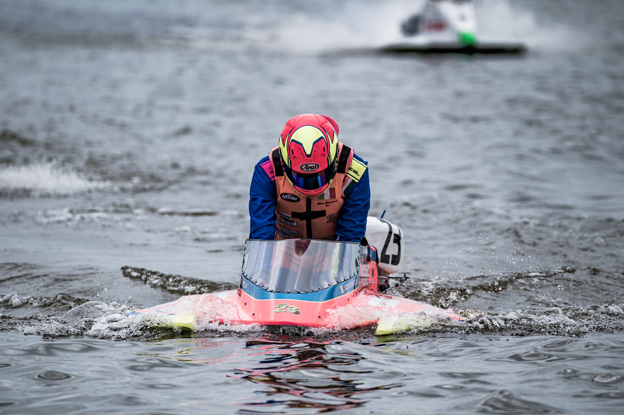 Massimiliano Cremona boat number 23 F-250 Hydro GP Znin 2026