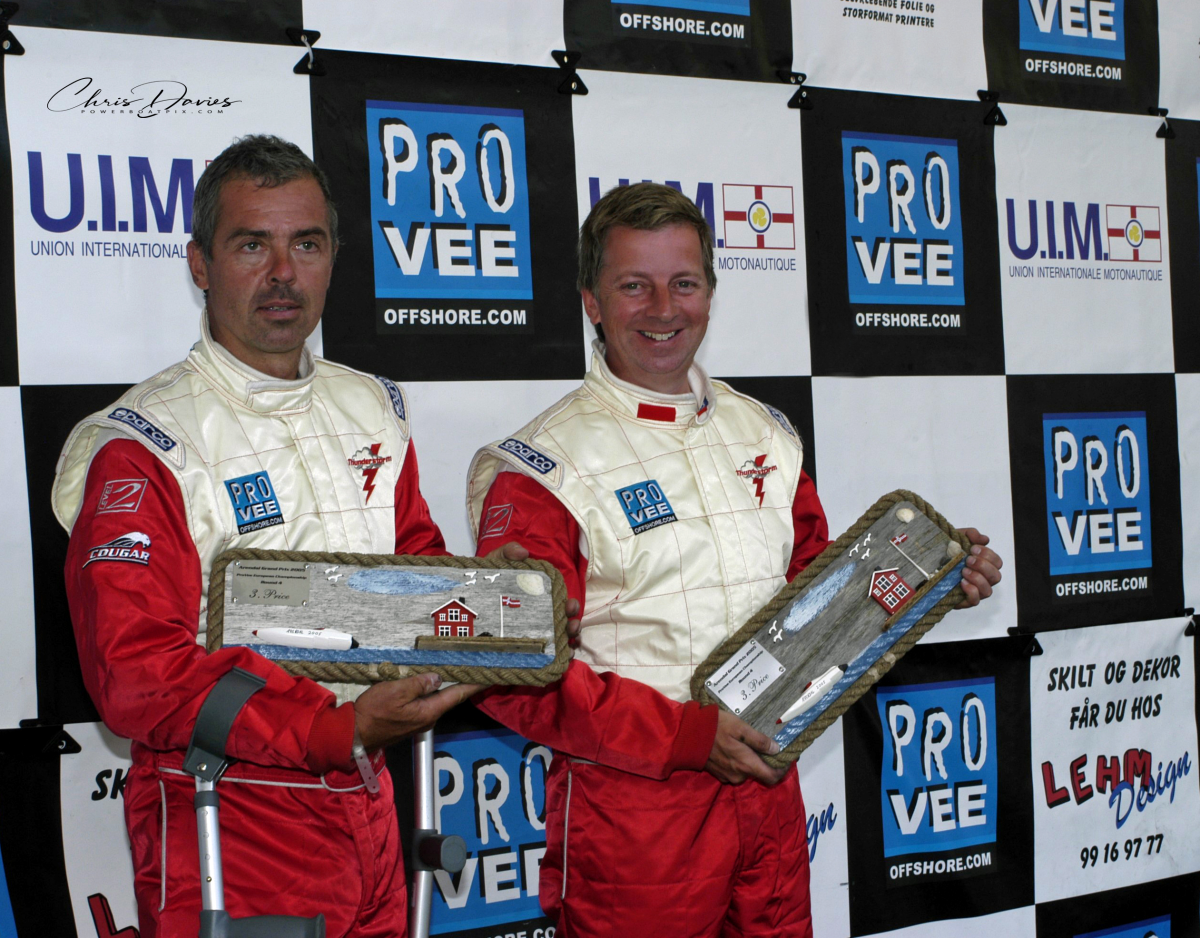 Dr. Jan Falkowski and Drew Langdon at Arendal, Pro-Vee 2005