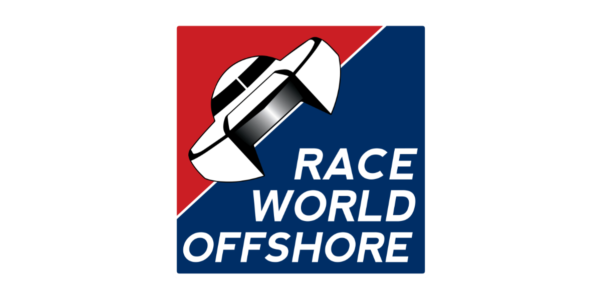 Race World Offshore logo - North America's premier promoter of professional offshore powerboat racing and official UIM Offshore World Championship Series promoter in North America
