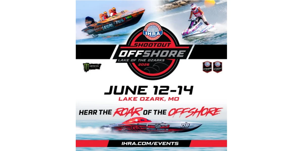 IHRA Shootout Offshore 2026 at Lake of the Ozarks, Missouri, June 12-14