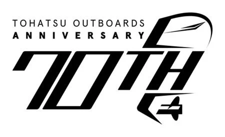 Tohatsu Outboards 70th anniversary logo 2026