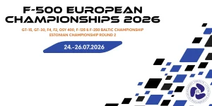 F-500 European Championship 2026 at Lake Harku, Tallinn, Estonia