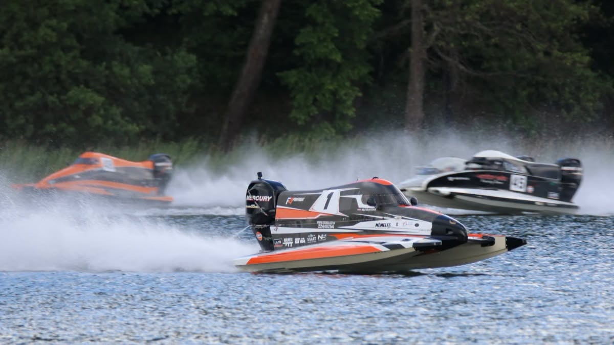 Nils Slakteris Wins 2026 UIM F4 European Championship at Alūksne Photo: Alūksnes novads