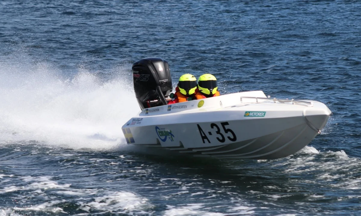 Anton Kurten in A-35 at Oskarshamn, July 2026