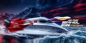 UIM F1H2O Grand Prix of Kyrgyzstan 2026 official event key visual, Issyk-Kul
