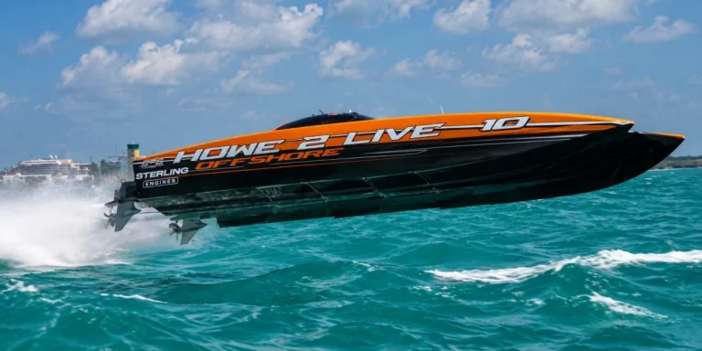IHRA Offshore 2026 season review, Howe 2 Live catamaran airborne