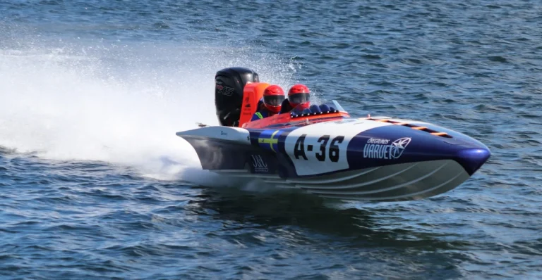 Rikard Ingvarsson in A-36 on his way to the A class win at Oskarshamn, July 2026