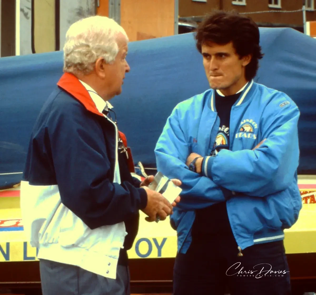 Fabrizio Bocca, 1992 UIM F1 World Champion, on the podium