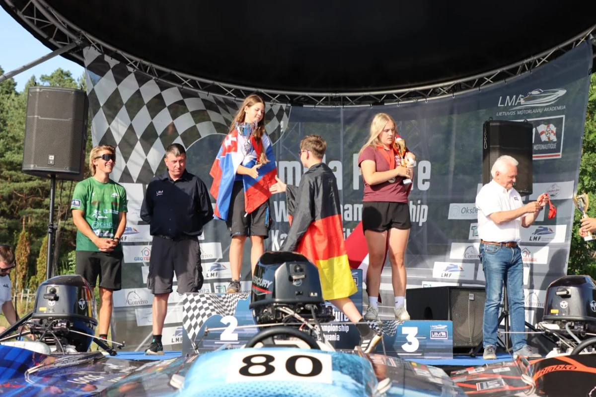Class 4 podium at the Formula Future World Championship in Kaunas